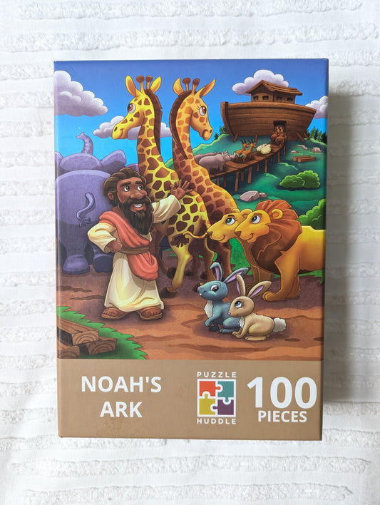 #164 - REDUCED Puzzle Huddle - 100pc Noah's Ark Puzzle (VGUC)