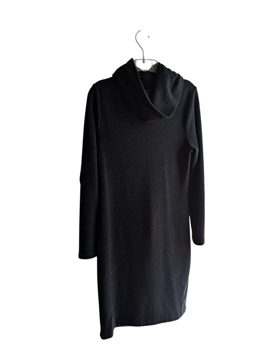 #52 Banana Republic Size Small Black Cowl Neck Sweater Dress