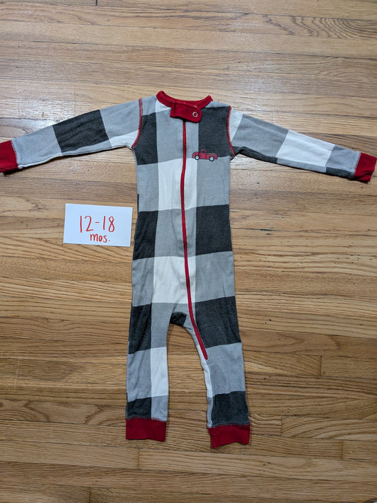 206 Christmas Pajamas Size 12-18 mos