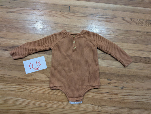 206 Little Planet Ribbed Sweater Bubble 12-18 mos