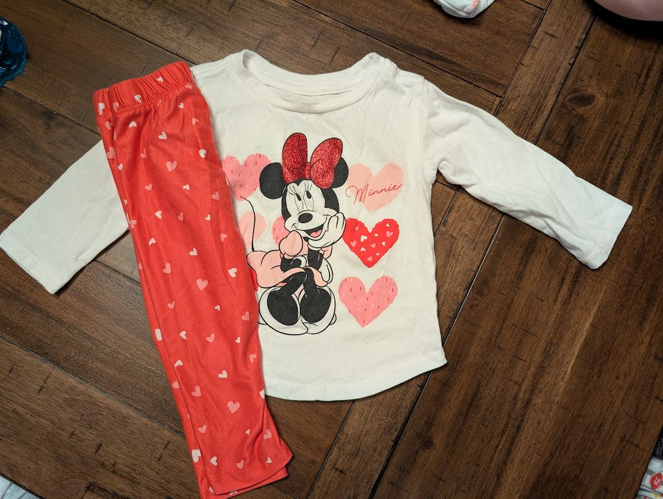 #5 2T Minnie Mouse Valentine's Day Outfit