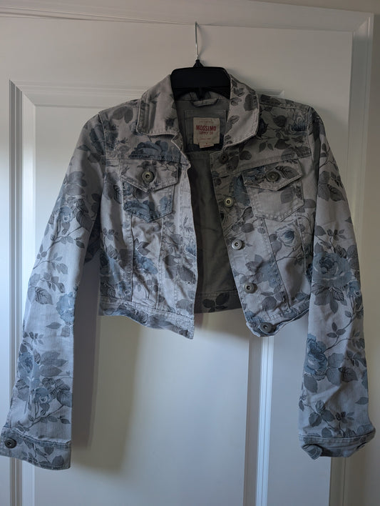 Seller 123 - Floral Jean Jacket Size S - reduced