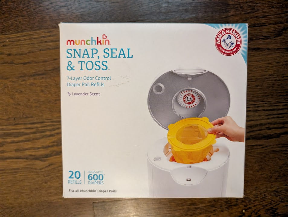 #5 Munchkin Snap, Seal & Toss Diaper Pail Refills