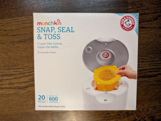 #5 Munchkin Snap, Seal & Toss Diaper Pail Refills