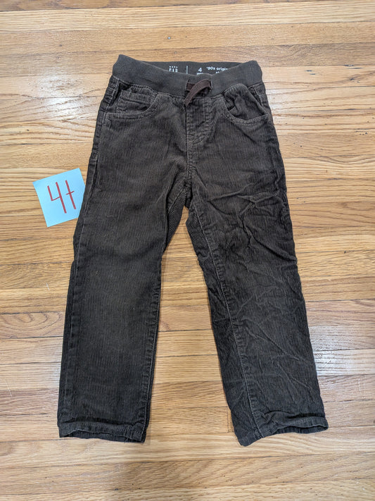 206 Gap Brown Corduroy pants 4t
