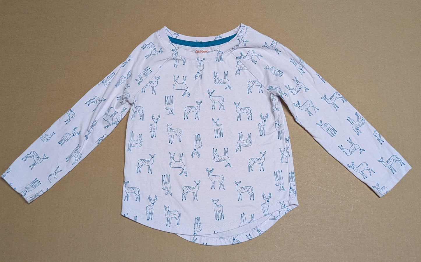 #219 Long Sleeved Lilac Deer Shirt, Cat & Jack Brand, Kids (Gender Neutral),  Size 4T