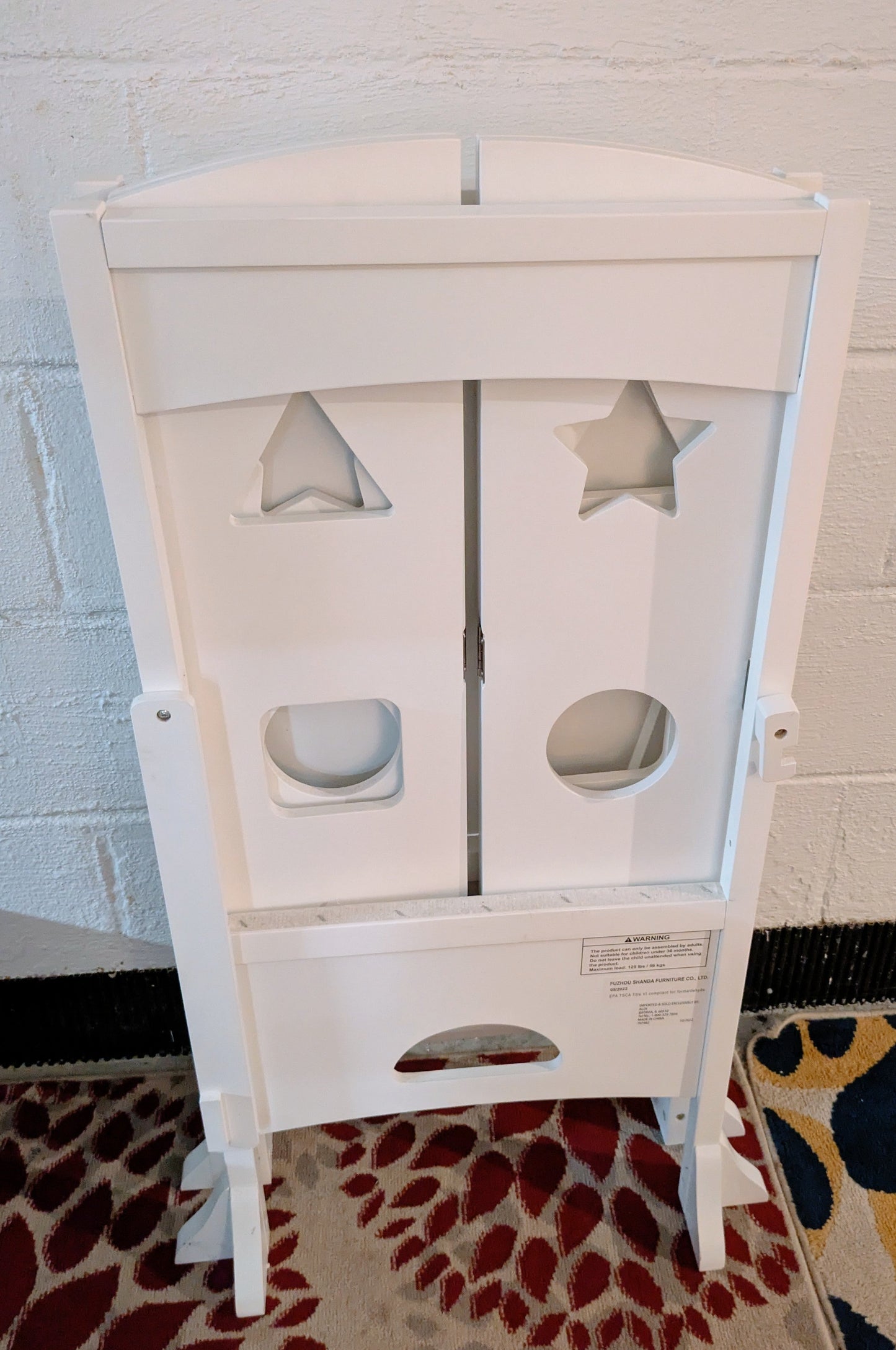 #219 Foldable Kitchen Helper Learning Tower, Life Concepts Brand, White