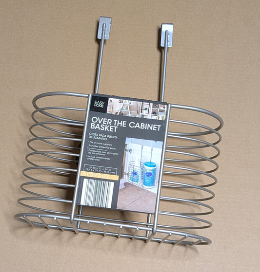 #219 NWT Over the Cabinet Basket, Easy Home Brand