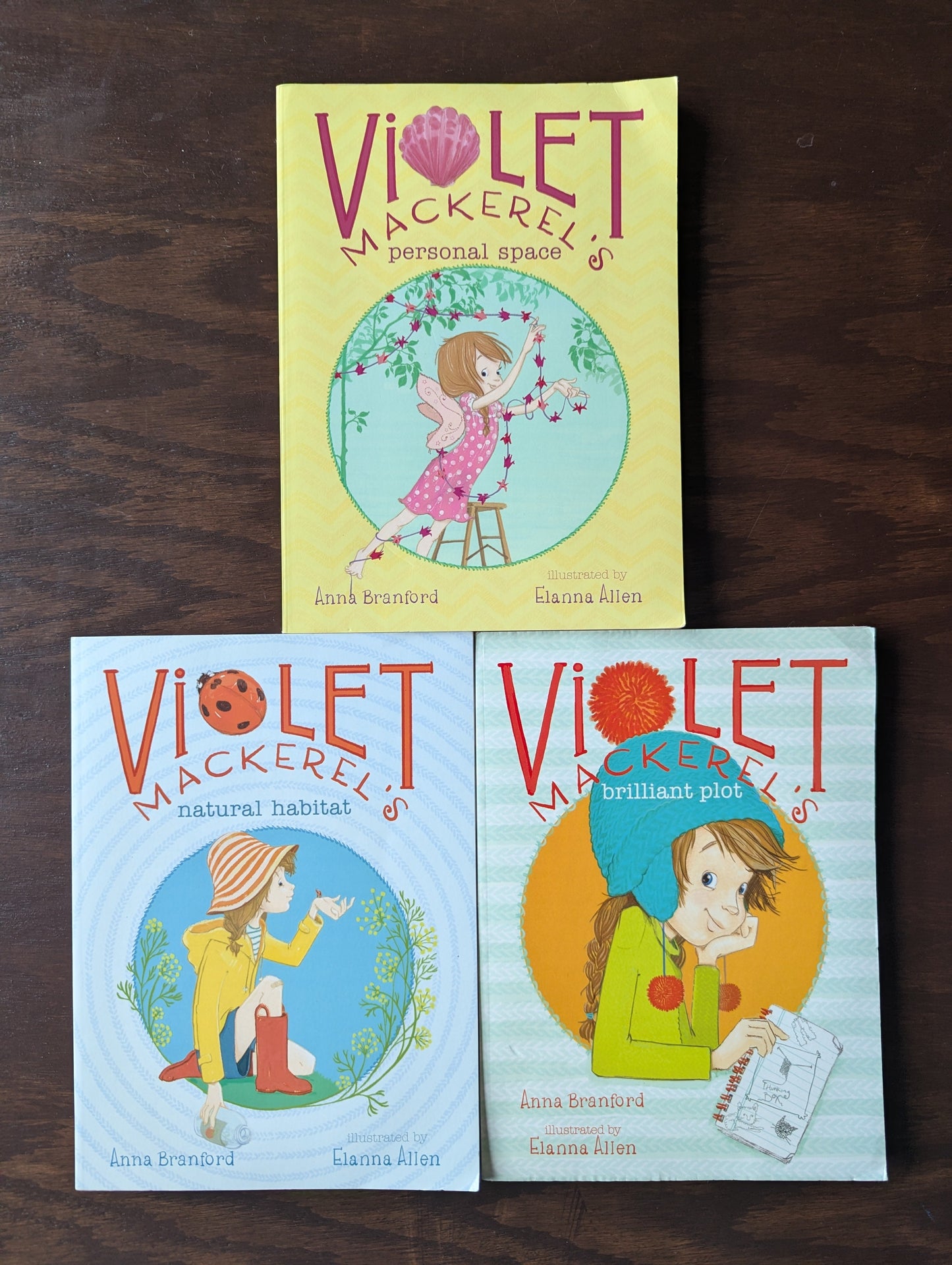 Violet Mackerel Book Bundle (3) - VGUC