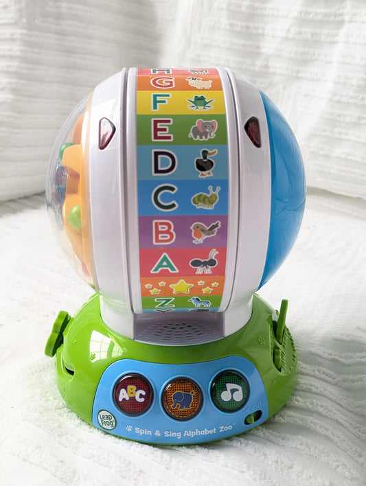LeapFrog Spin & Sing Alphabet Zoo - EUC