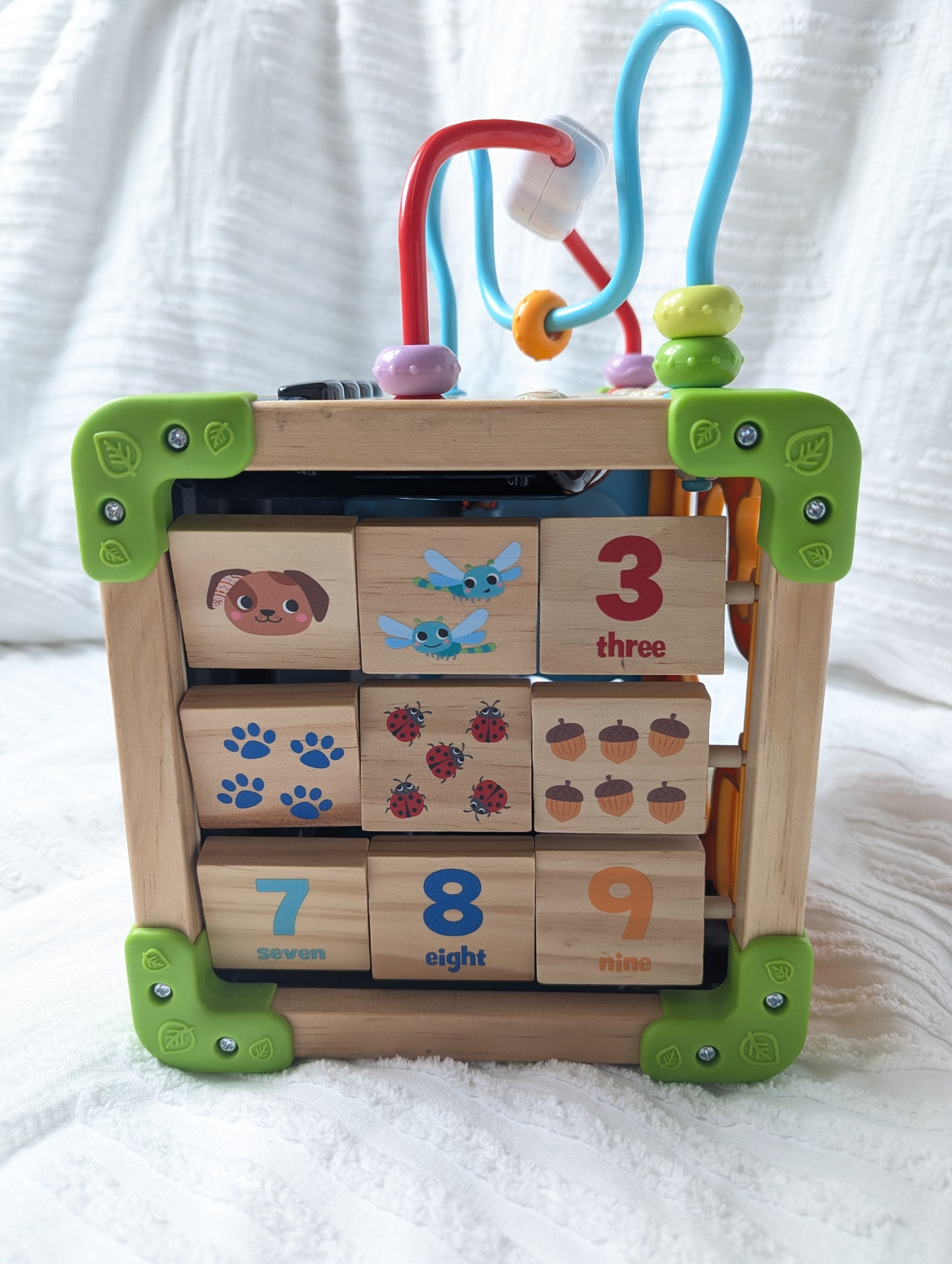 LeapFrog Touch & Learn Wooden Activity Cube - EUC