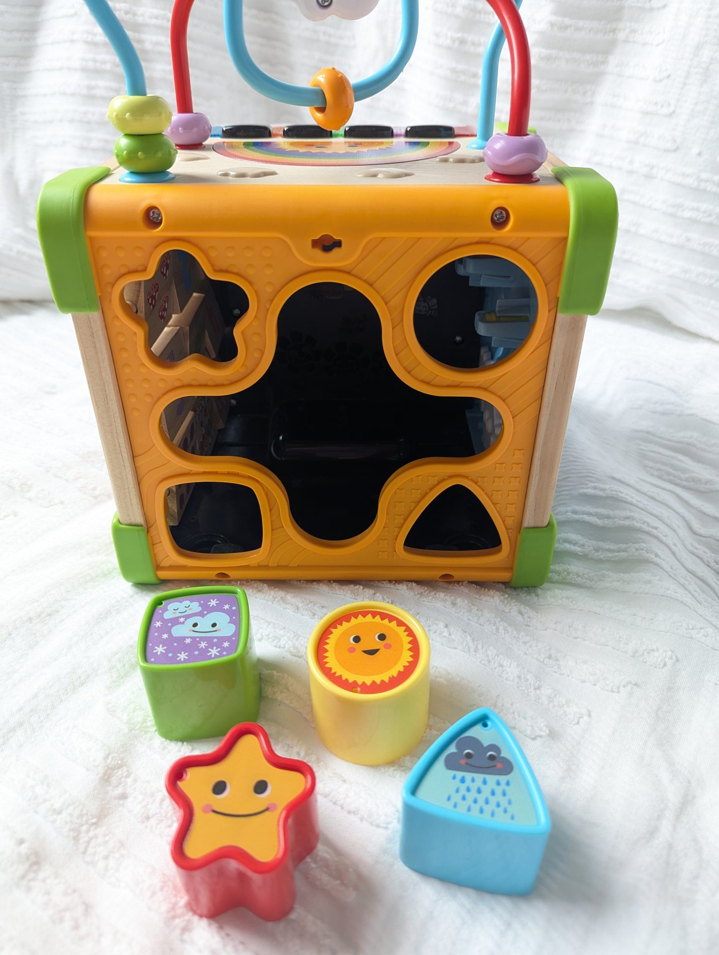 LeapFrog Touch & Learn Wooden Activity Cube - EUC
