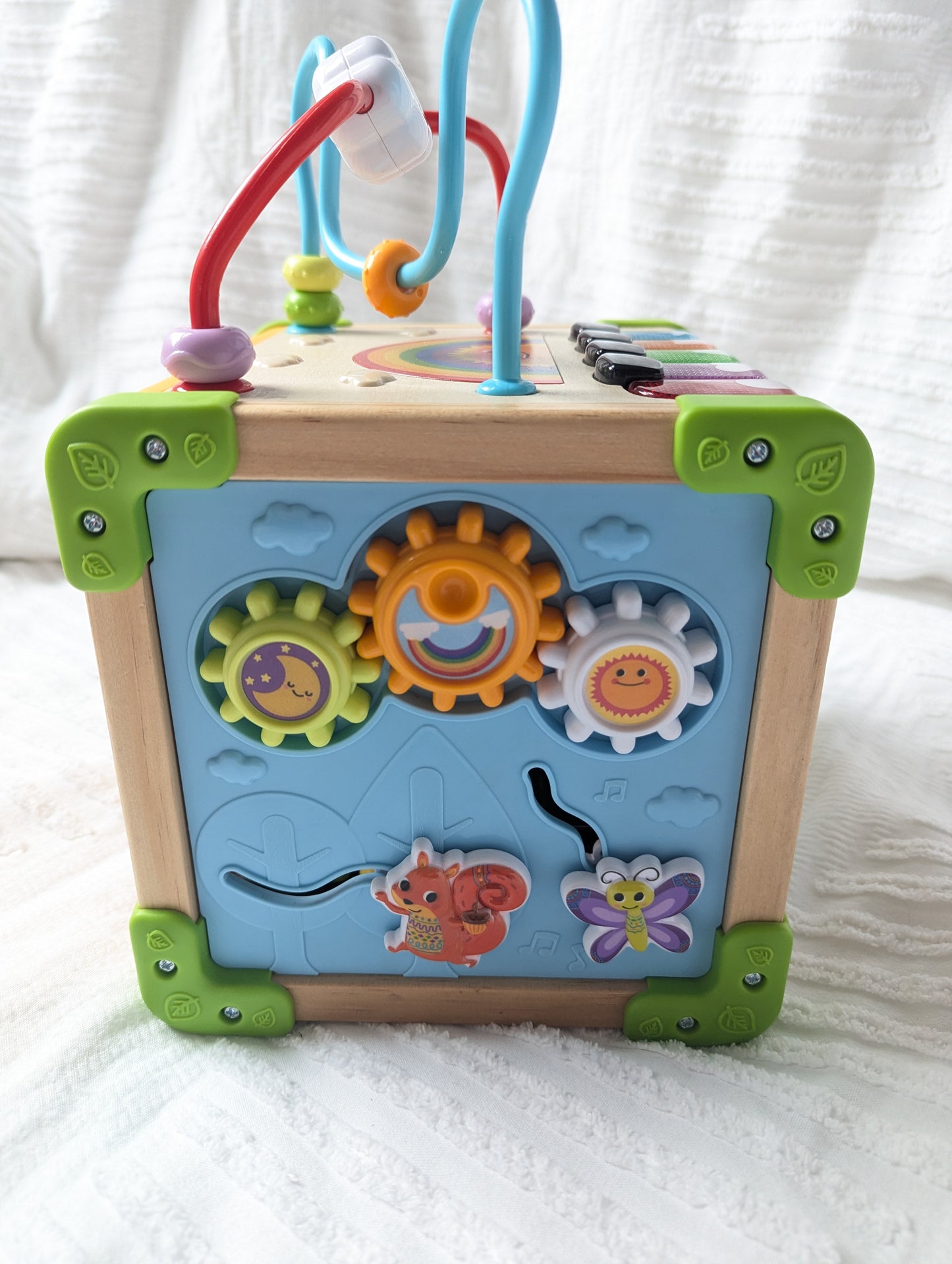 LeapFrog Touch & Learn Wooden Activity Cube - EUC