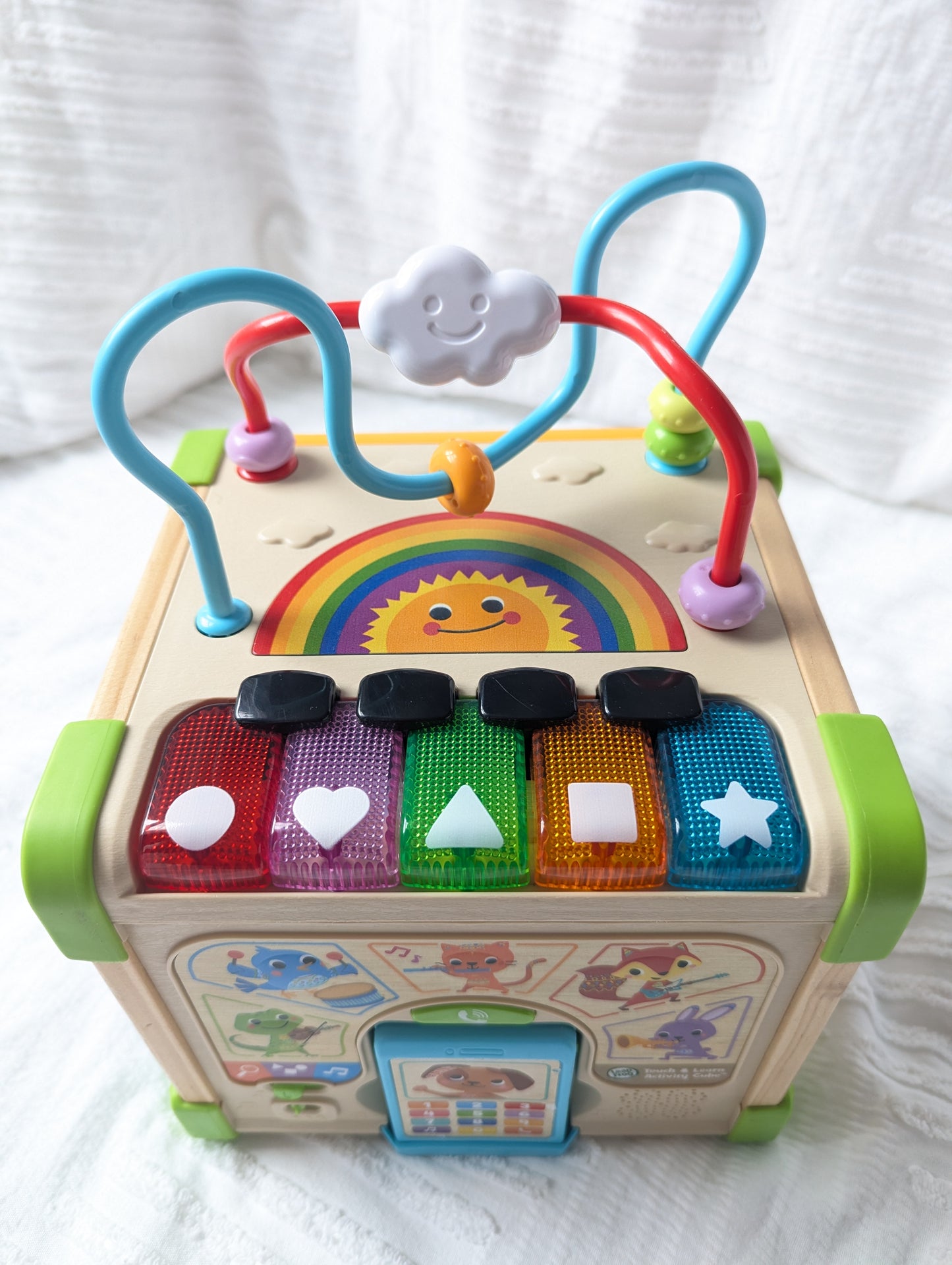 LeapFrog Touch & Learn Wooden Activity Cube - EUC