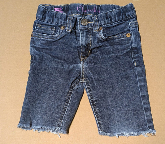 Seller #111, Jean Shorts, Cherokee Brand, Girls, Size 4T