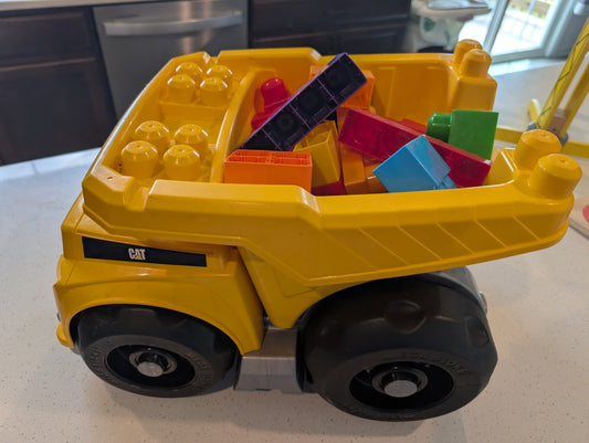 Seller 125 - Mega Bloks Dump Truck with Misc Blocks Included