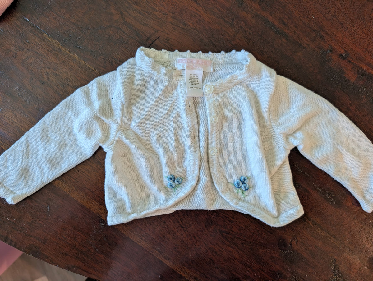Seller 123 - Janie and Jack Cardigan 3-6mo Girl