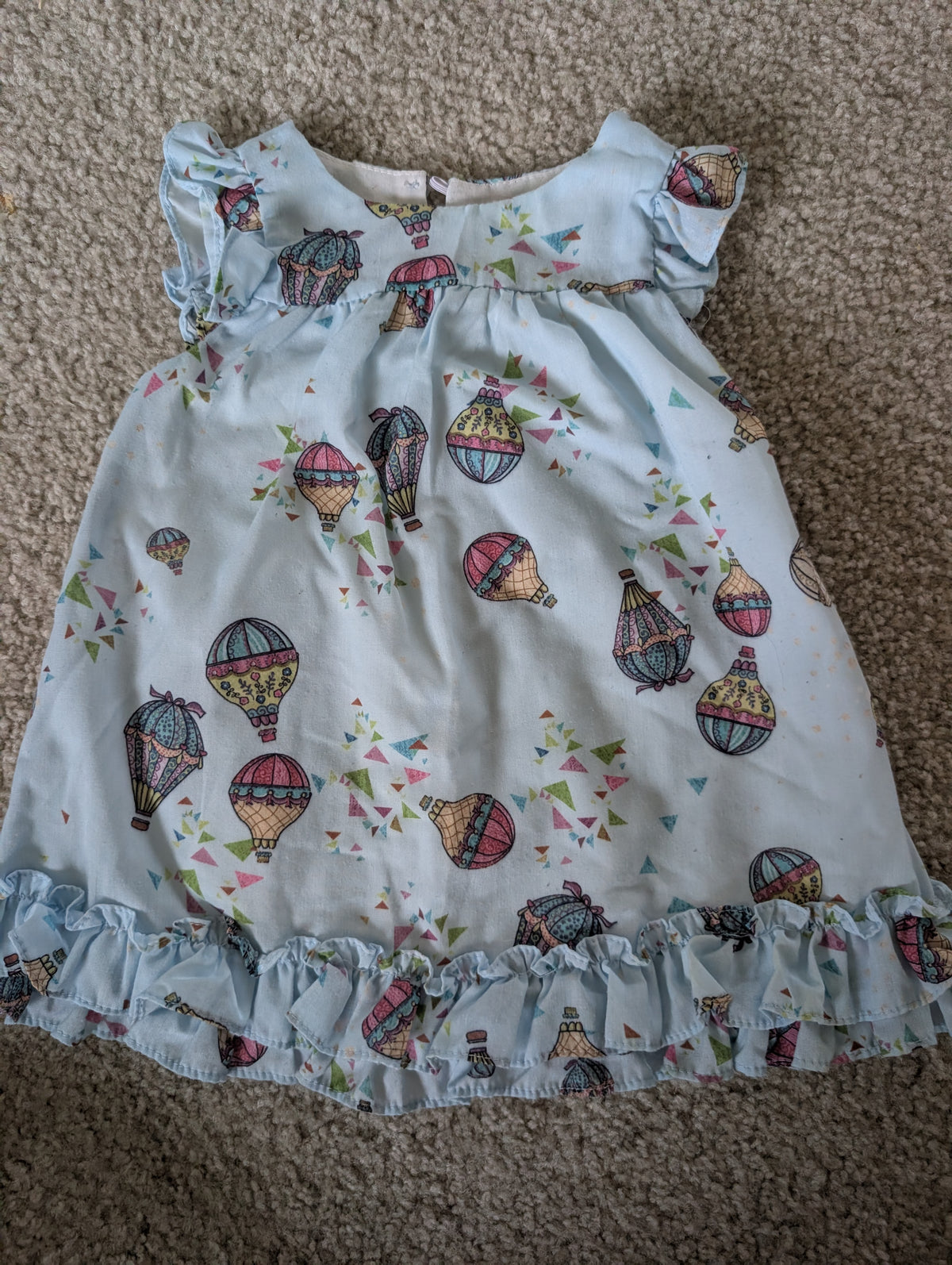 Seller 123 - Girl Hot Air Balloon Dress 12mo