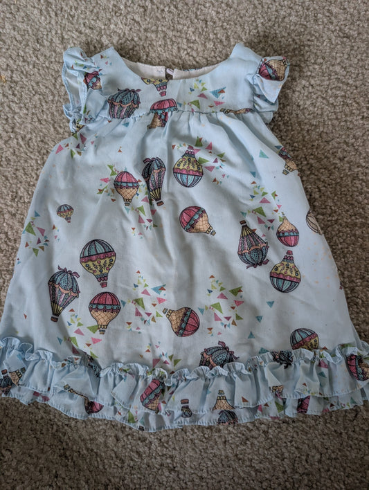 Seller 123 - Girl Hot Air Balloon Dress 12mo