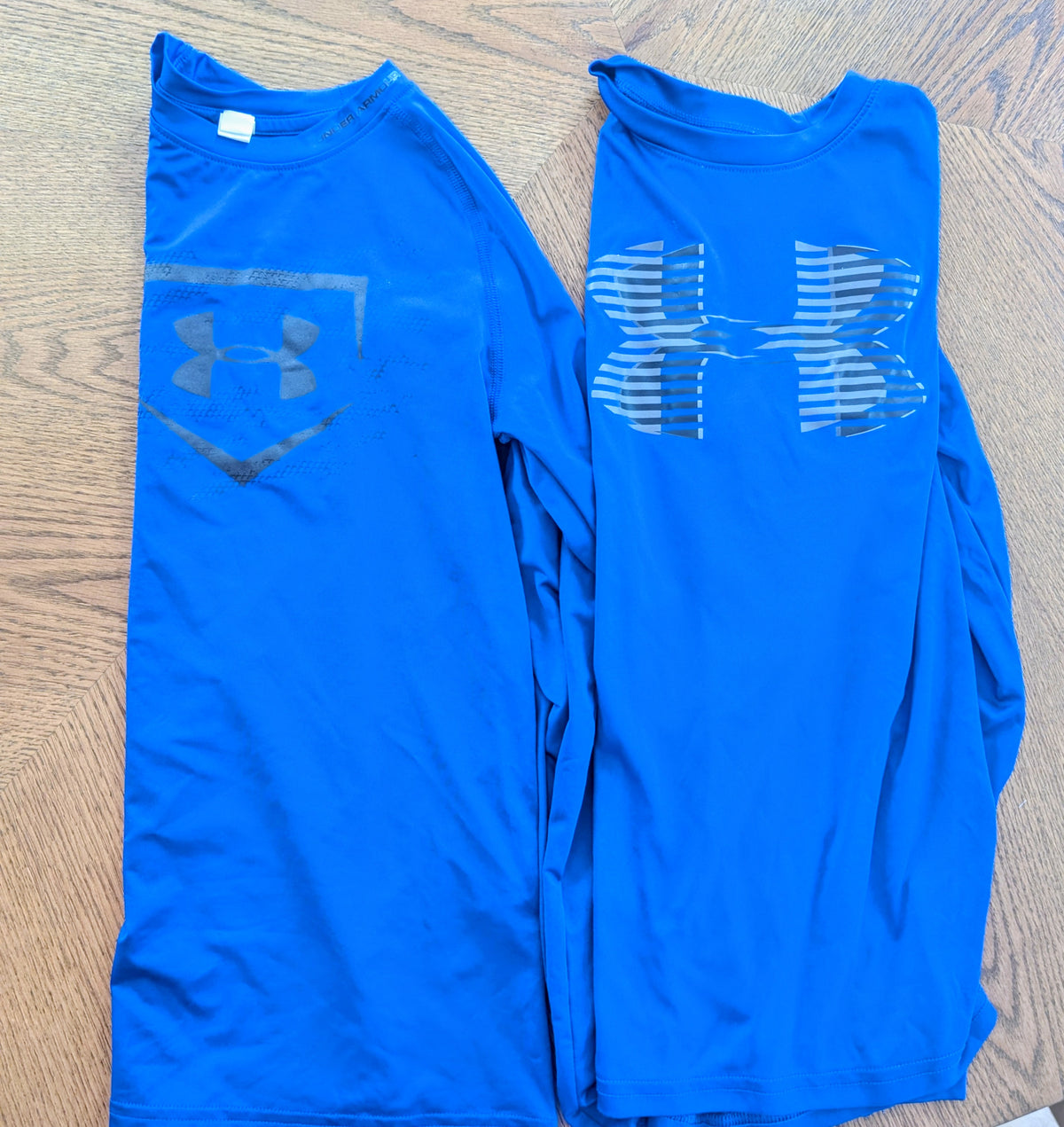#67 Under Armour Boys Youth Medium Long-Sleeve Shirt Bundle