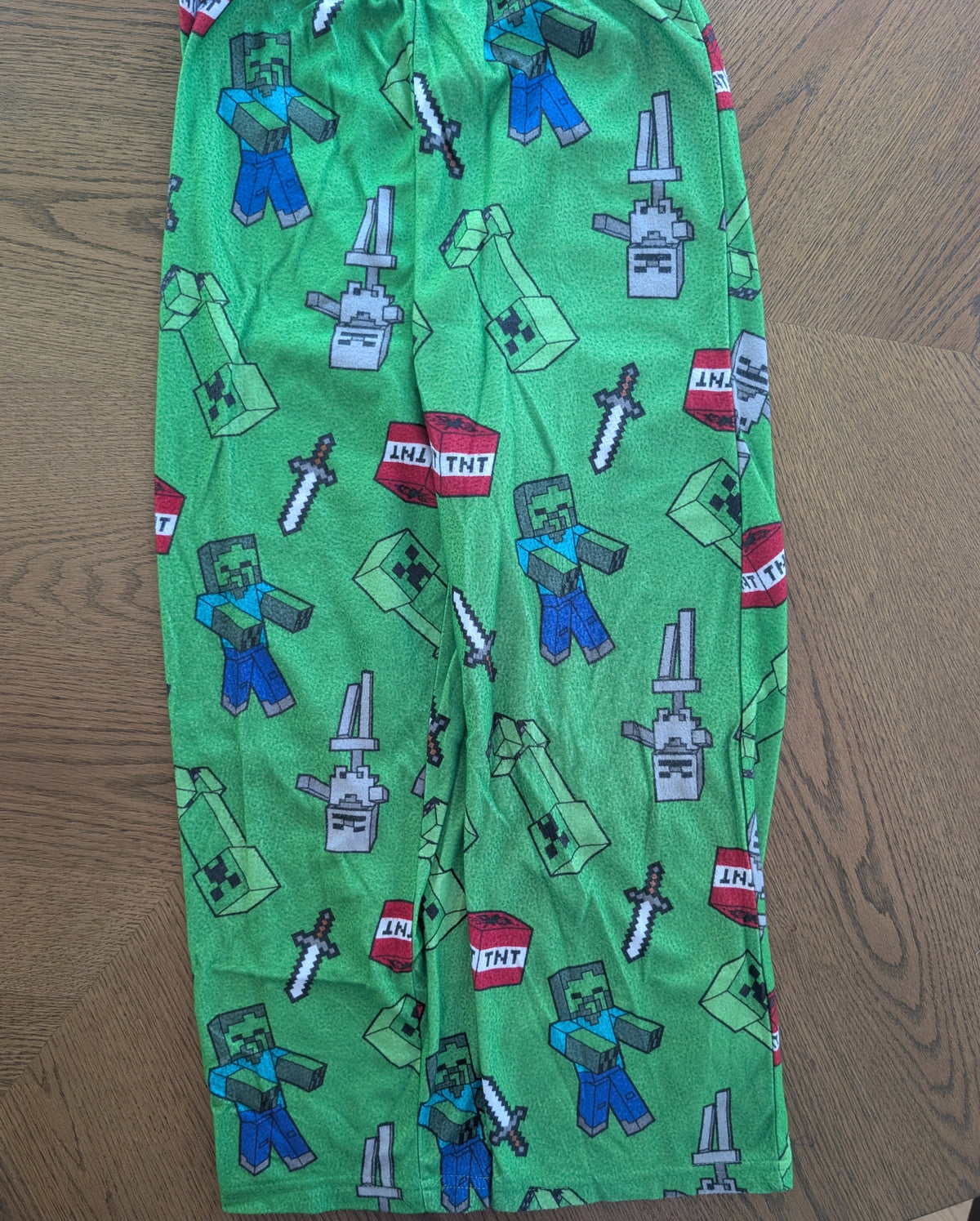 #67 Youth 8 Minecraft and Minions Pajama Pants