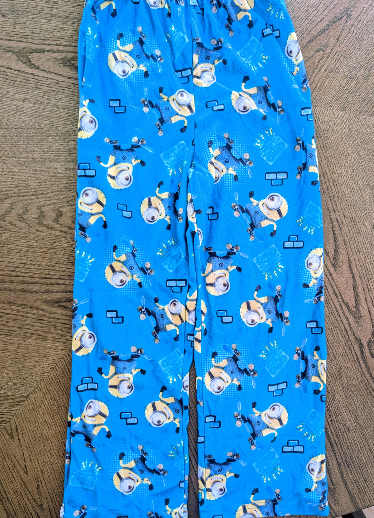 #67 Youth 8 Minecraft and Minions Pajama Pants