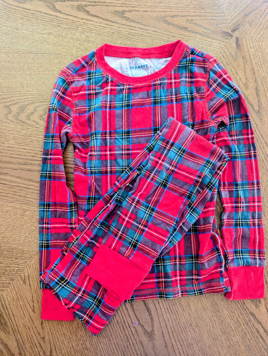 #67 Youth M (8) Old Navy Long Sleeve Pajamas