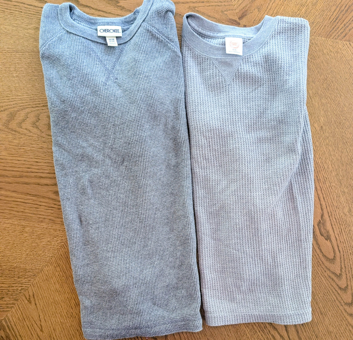 #67 Grey Waffle Sweatshirt Bundle Youth Medium