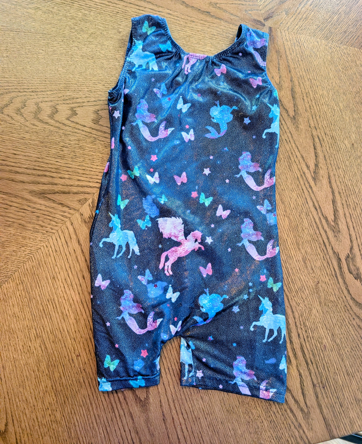 #67 Gymnastics Unicorn/Mermaid Leotard Size 4T/5T
