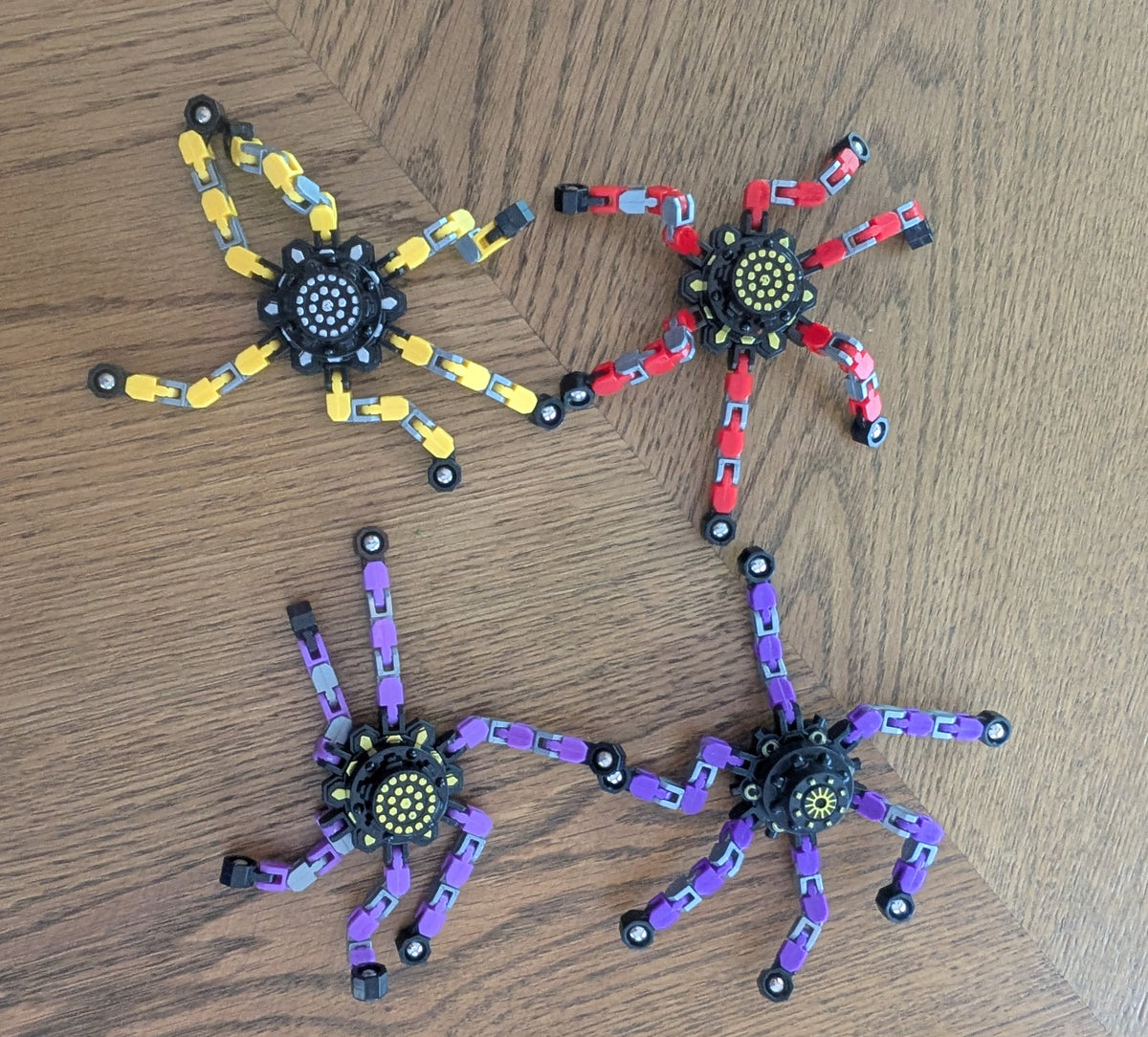 #67 Transformable Fidget Spinners - 4 Pack