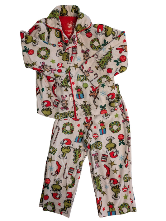 #52 Grinch 2T Flannel Pajamas