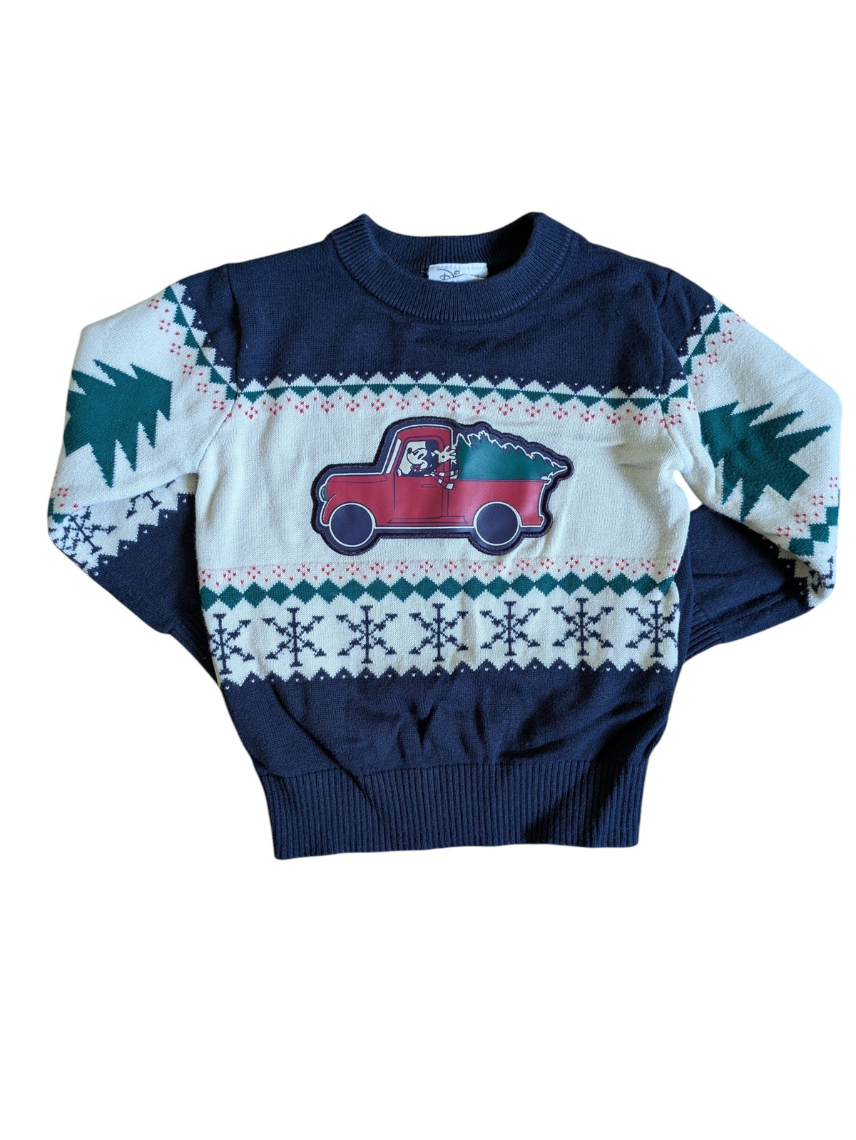 #52 Disney 2T Mickey Holiday Sweater