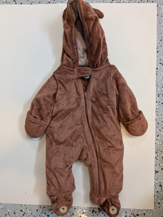 #11 Carter's Bear Winter Jumpsuit Interior Fleece, 3M Boy