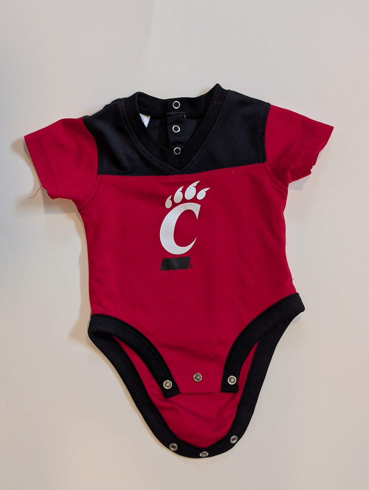 #11 Rivalry Threads University of Cincinnati Jersey Onesie, 3-6M