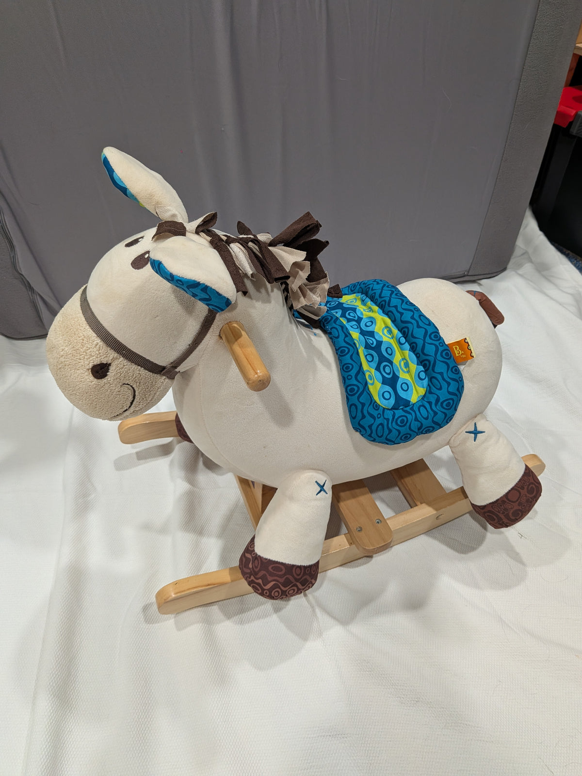 Seller 2. B. Toys Plush Rocking Horse