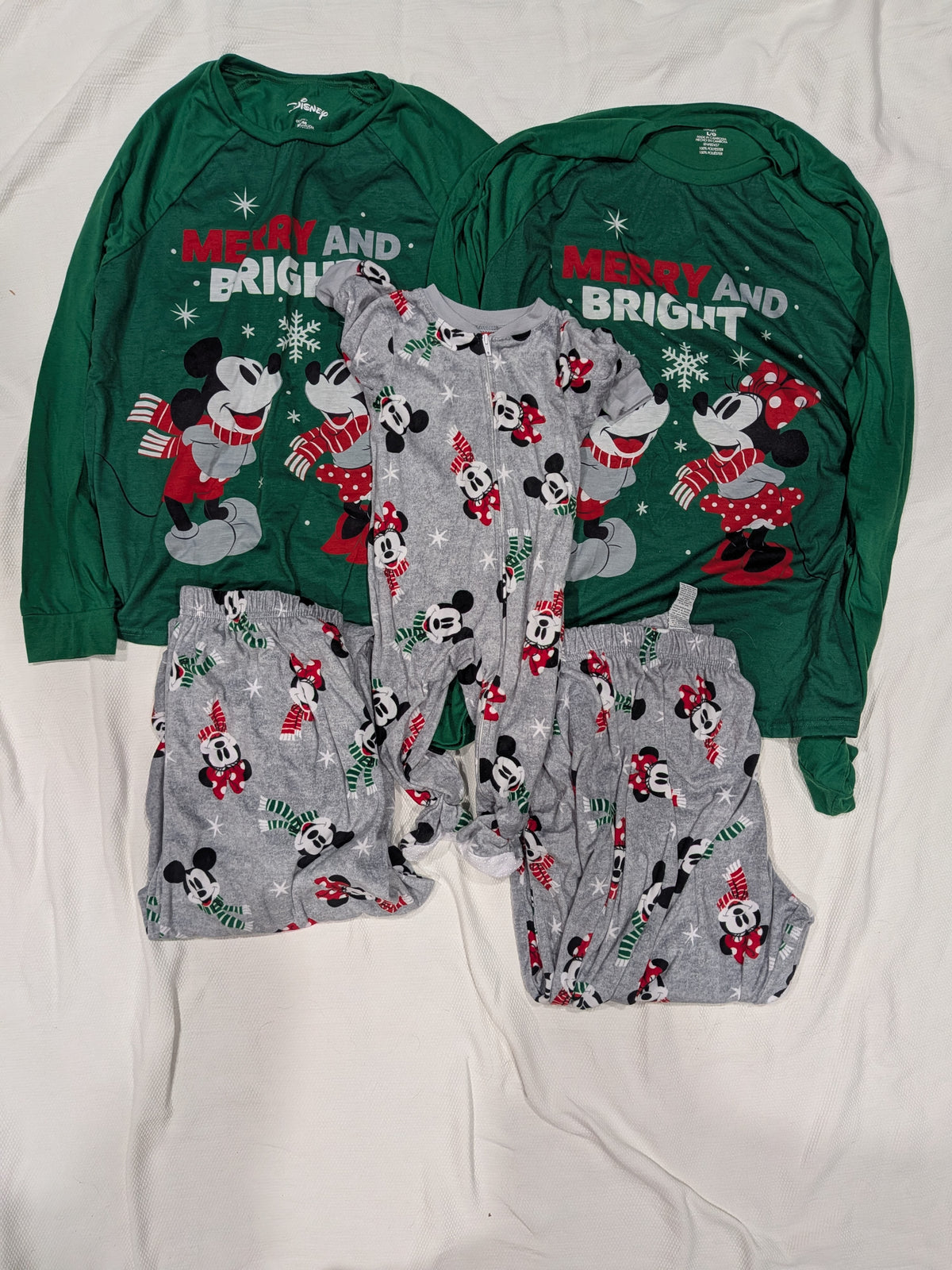 Seller 2. Family Micky Mouse Christmas pajamas, 12 month, 3T, Mens Large and Womens Med