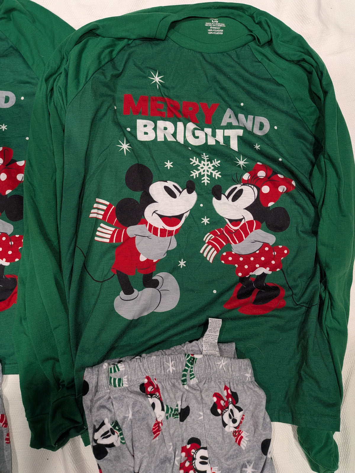 Seller 2. Family Micky Mouse Christmas pajamas, 12 month, 3T, Mens Large and Womens Med