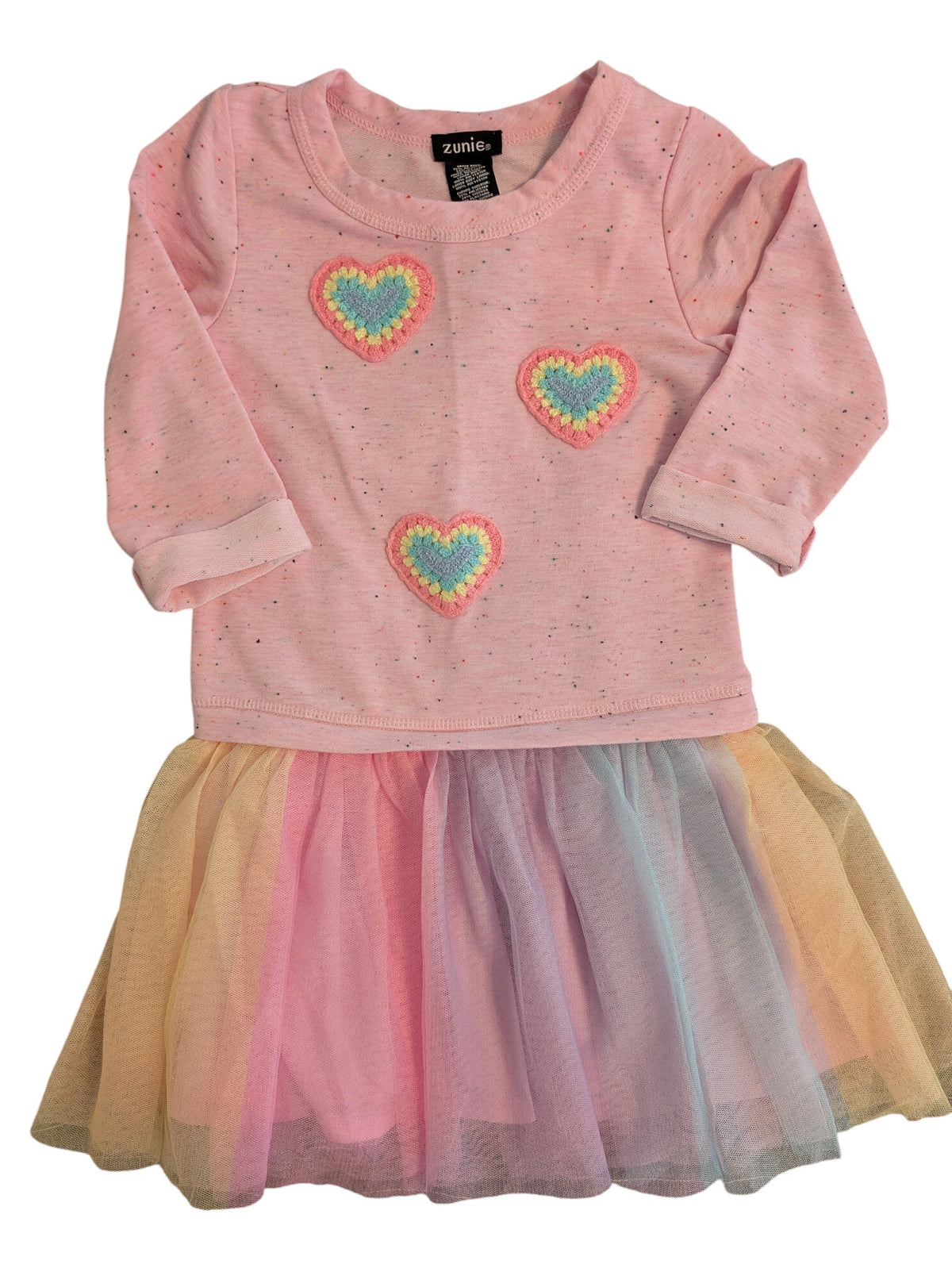 #52 Zunie Size 4 Rainbow Tutu Dress