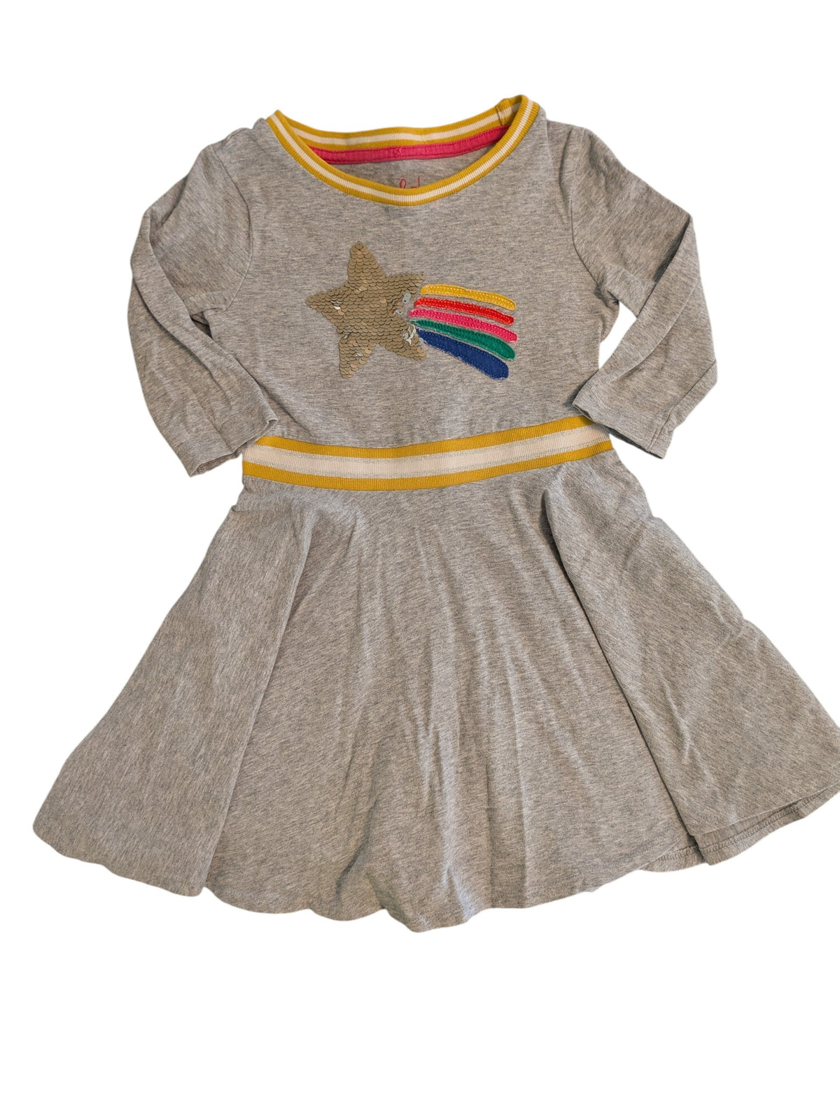 #52 Mini Boden 3-4T Sparkly Star Twirl Dress
