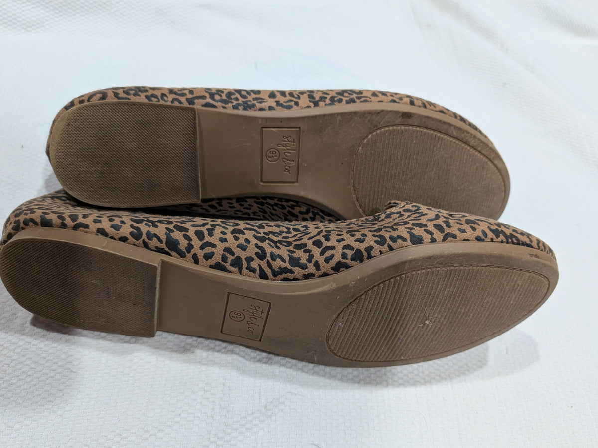 Seller 2. Style and Co. Cheetah print flats, size 9.5