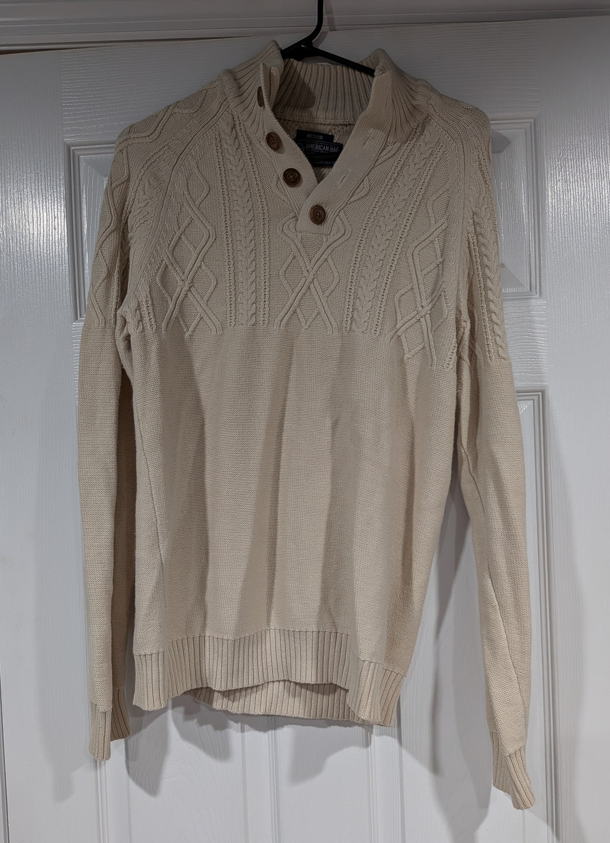 Seller 2. American Rag Mens white sweater size medium
