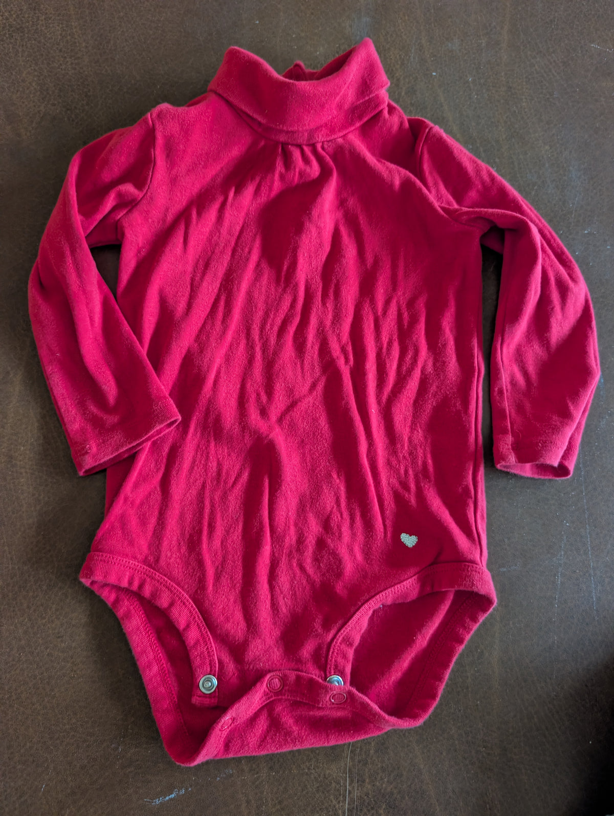 Seller 123 - Oshkosh 24mo Red Turtle Neck Bodysuit