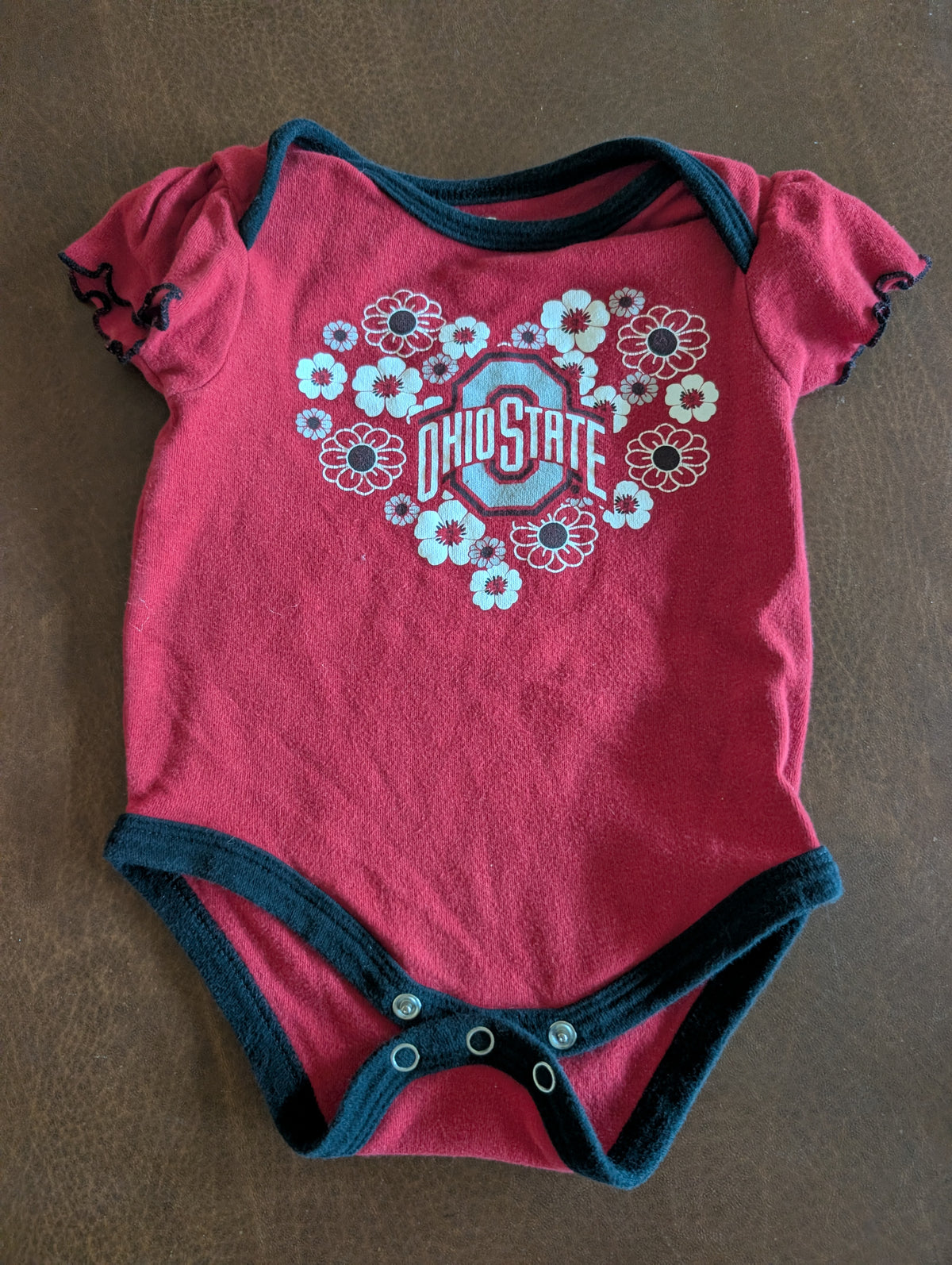 Seller 123 - OSU Buckeyes 3-6mo Girls Onesie