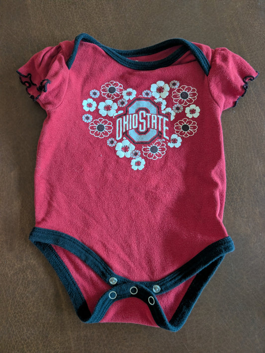 Seller 123 - OSU Buckeyes 3-6mo Girls Onesie