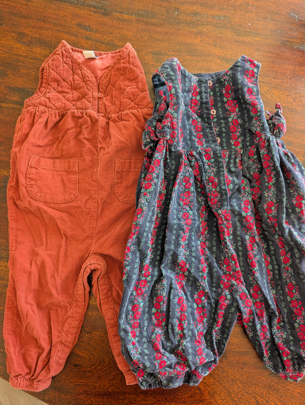 Seller 123 - Girls 18mo Corduroy Overall Bundle