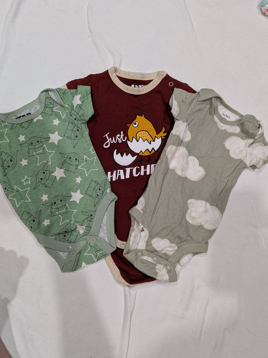 Seller 2. Bundle of short sleeve onesie 6 months.