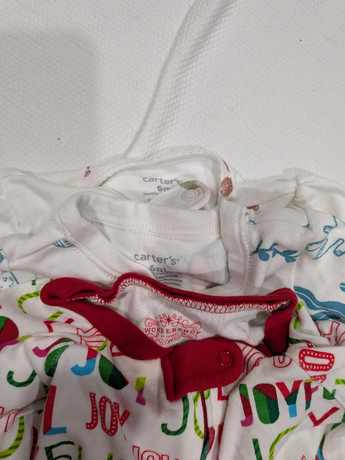 Seller 2. Carters and wondershop girls footies, 6 months