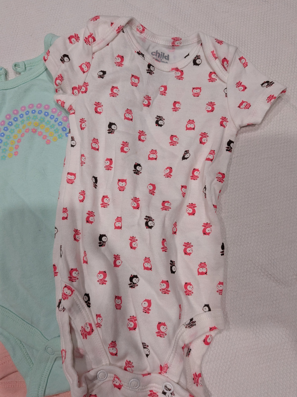 Seller 2. Child of Mine and Garanimals, Girls, onesies 6 months