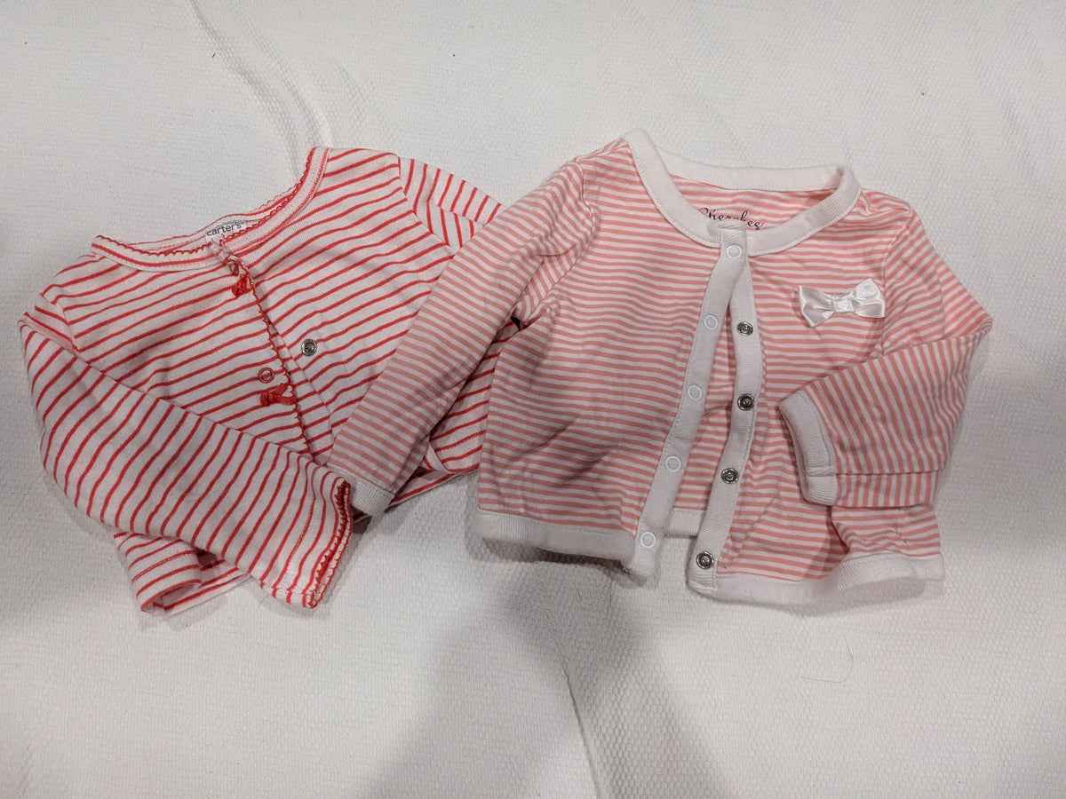 Seller 2. Bundle of baby girl cardigan size 6 months