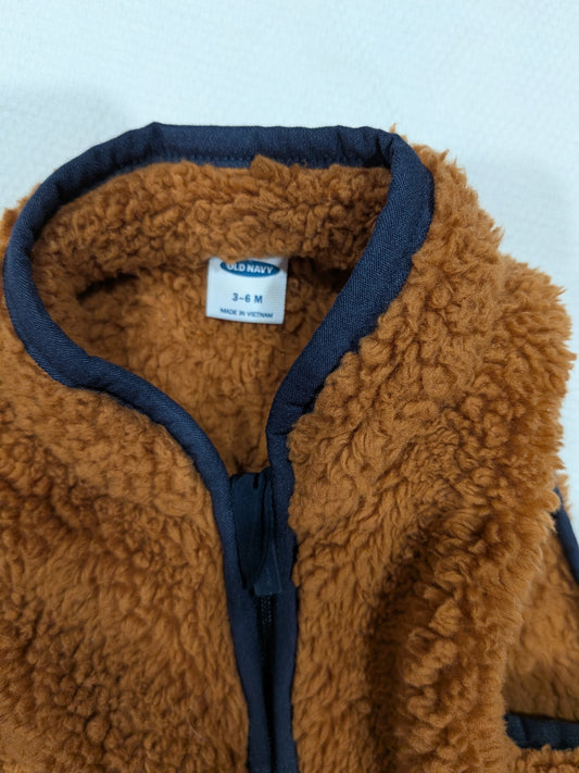 Seller 2. Old navy brown vest, boys size 6 months